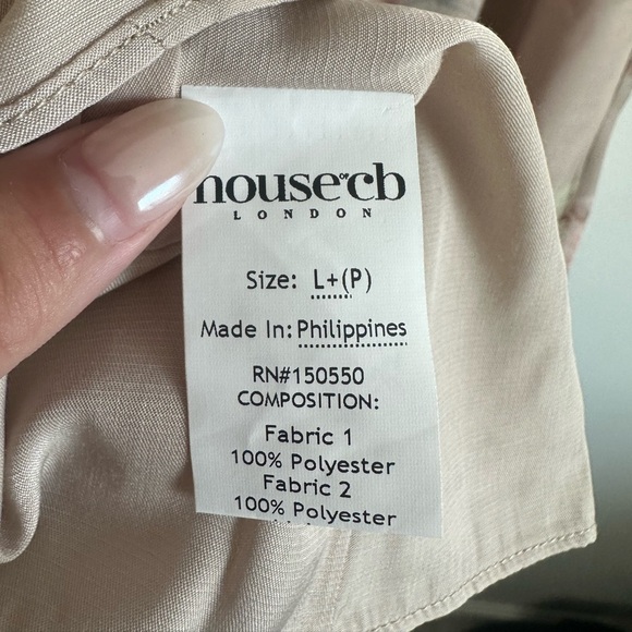 NWT House Of CB CHRISTIANA VINTAGE FLORAL MINI Romantic Dress Size L+ P - Picture 6 of 9